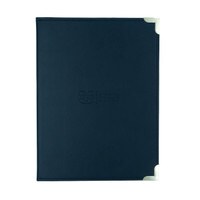 Black Leather Utah State University U-State Folder with Notebook